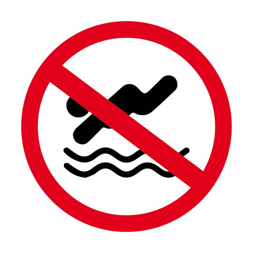 Verboden te duiken