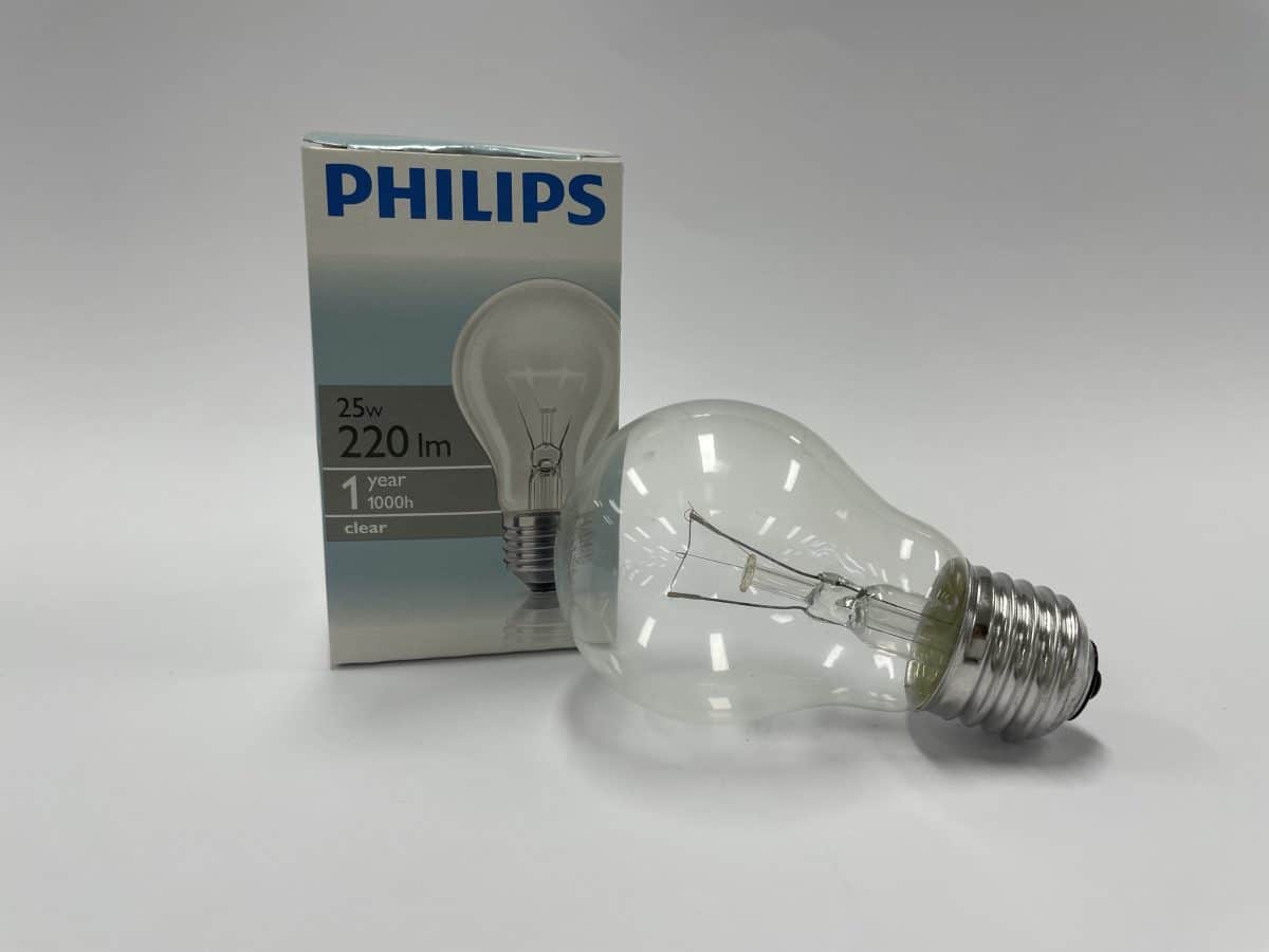 Philips Standaard 25 watt 55mm e27
