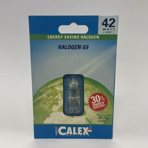 Calex halogeen G9 42 watt 60 watt